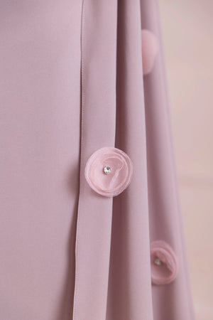 Mire Tesettür Abiye - FioraofDress - tesettur - abiye - Pudra - 38 - hijab - evening - dress