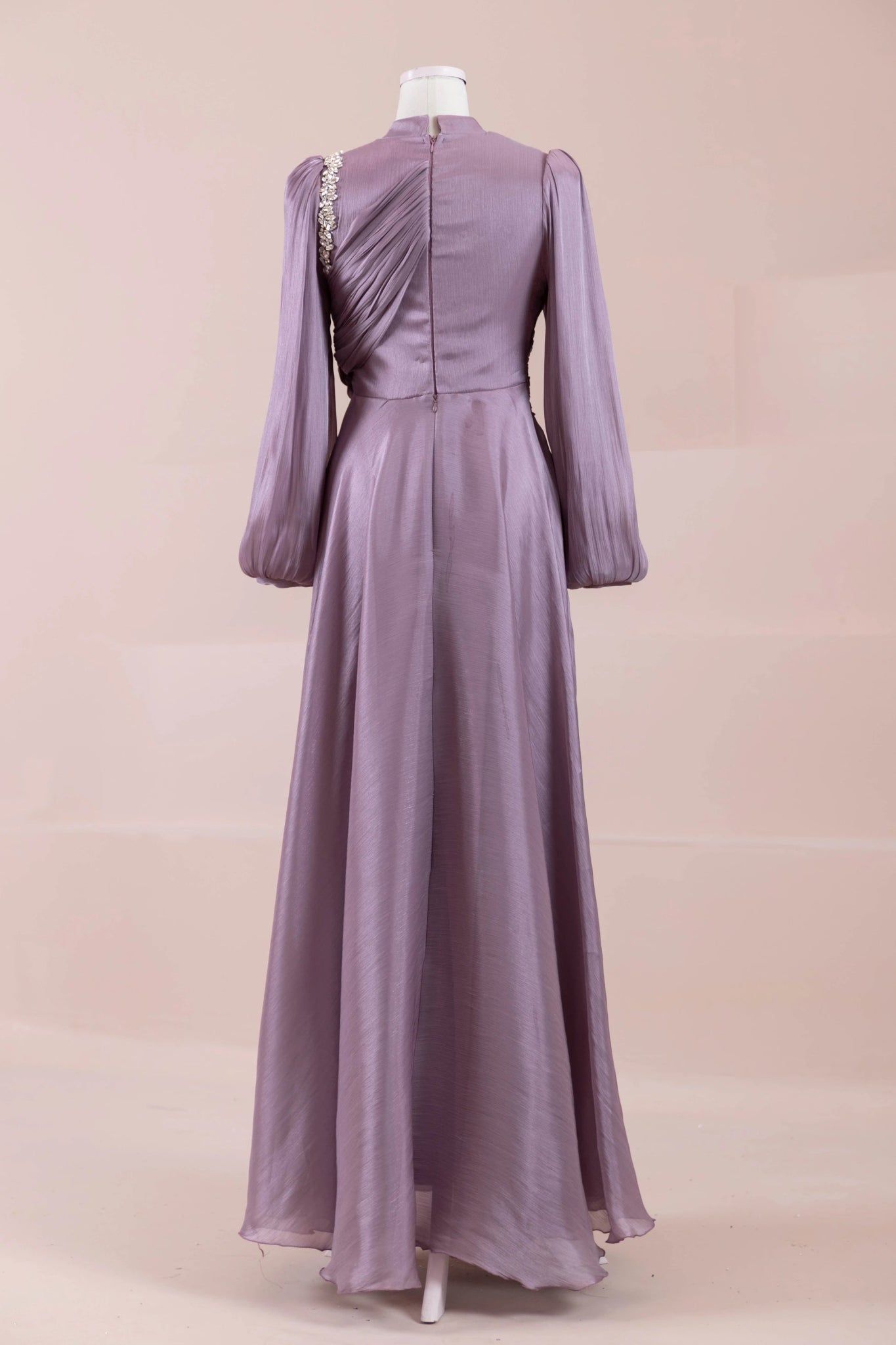 Nedya Tesettür Abiye - FioraofDress - tesettur - abiye - LİLA - 38 - hijab - evening - dress