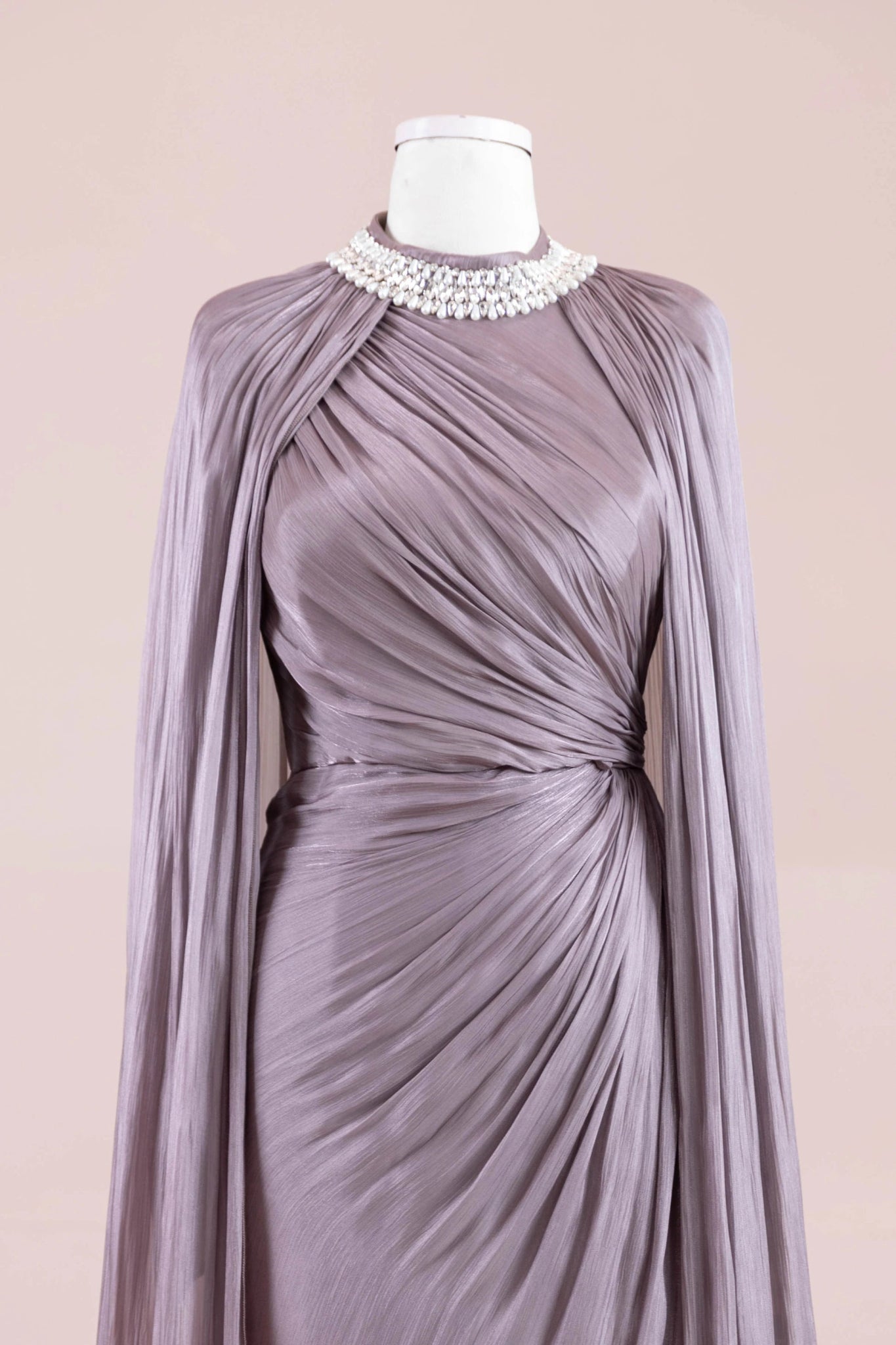 Nela Tesettür Abiye - FioraofDress - tesettur - abiye - VİZON - 38 - hijab - evening - dress