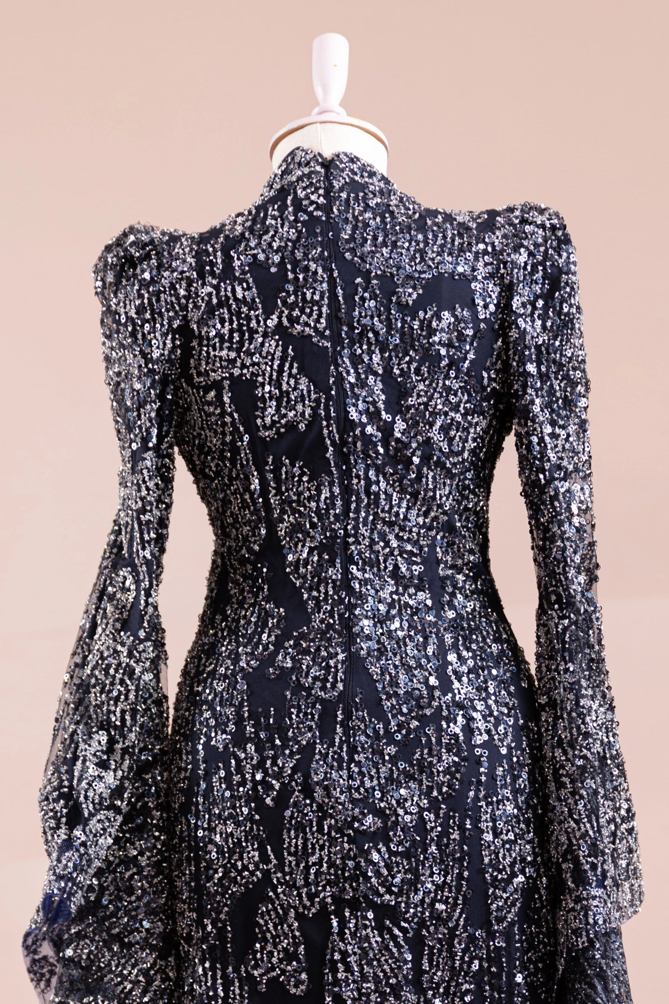 Nouria Tesettür Abiye - FioraofDress - tesettur - abiye - lacivert - 36 - hijab - evening - dress