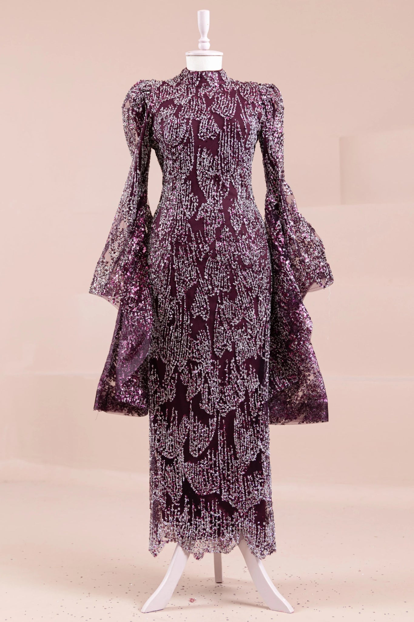 Nouria Tesettür Abiye - FioraofDress - tesettur - abiye - bery - 36 - hijab - evening - dress