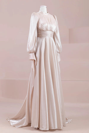 Pearl Tesettür Abiye - FioraofDress - tesettur - abiye - nude - 38 - hijab - evening - dress