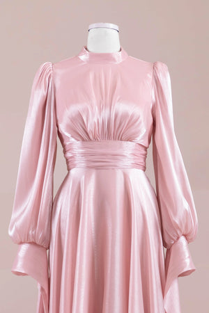 Pearl Tesettür Abiye - FioraofDress - tesettur - abiye - Pudra - 38 - hijab - evening - dress