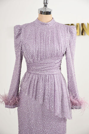 Rachelle Tesettür Abiye - FioraofDress - tesettur - abiye - LİLAA - 38 - hijab - evening - dress