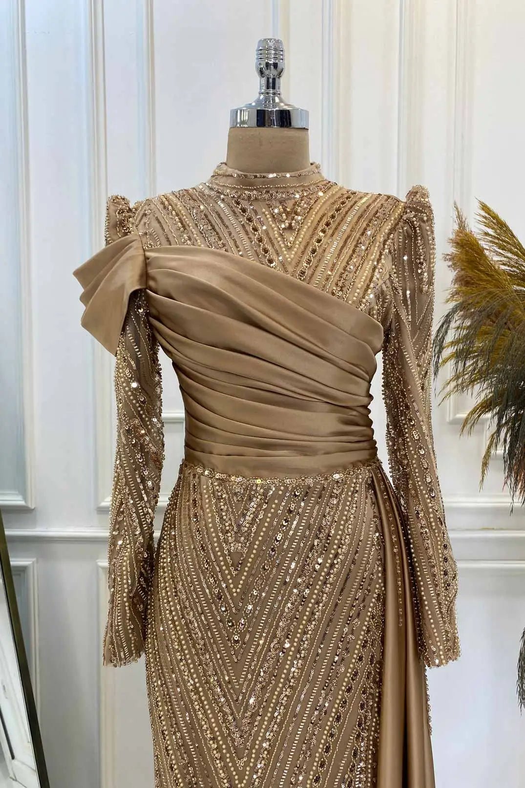 Raissa Tesettür Abiye - FioraofDress - tesettur - abiye - rose - 38 - hijab - evening - dress