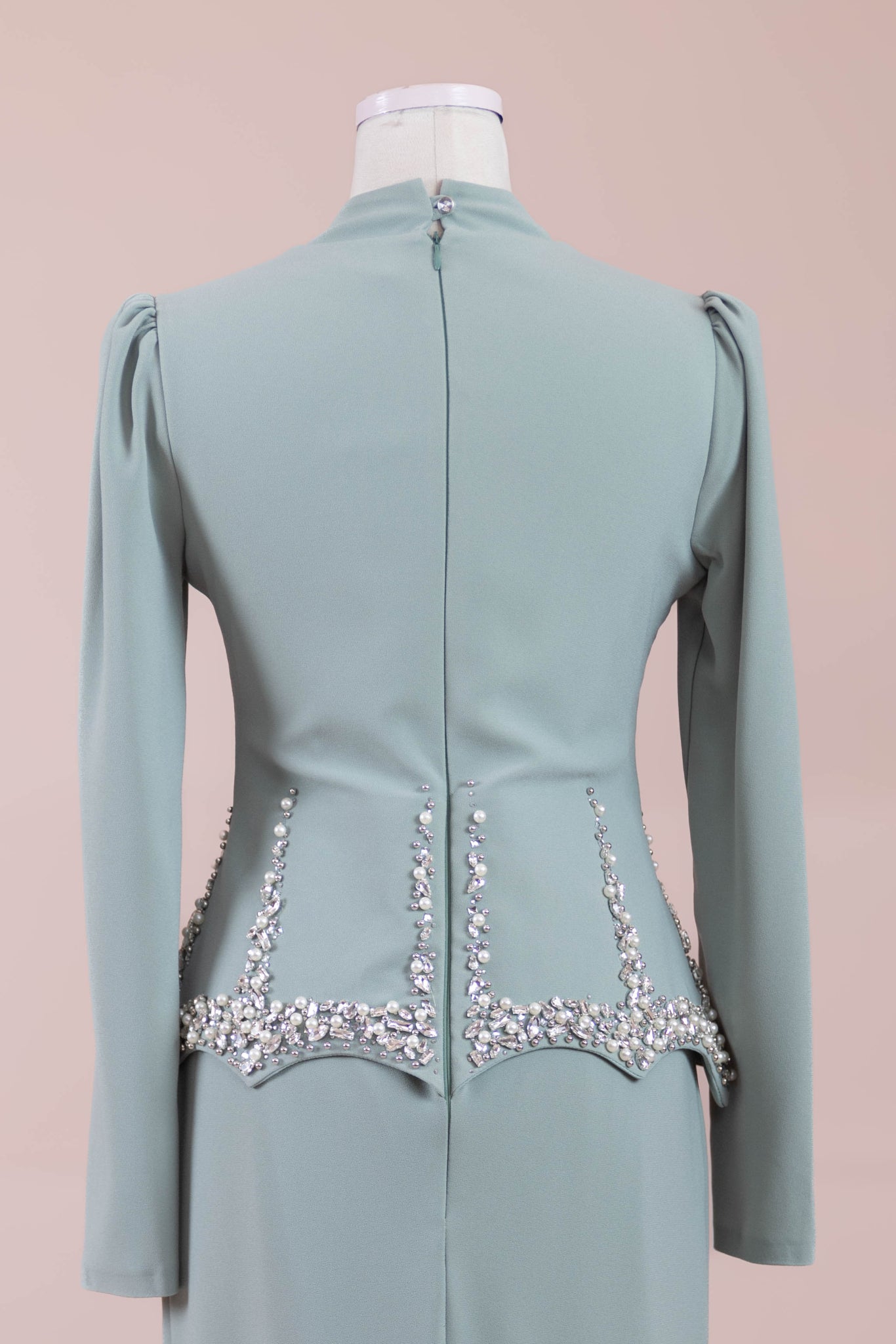 Ranya Tesettür Abiye - FioraofDress - tesettur - abiye - mint - 38 - hijab - evening - dress