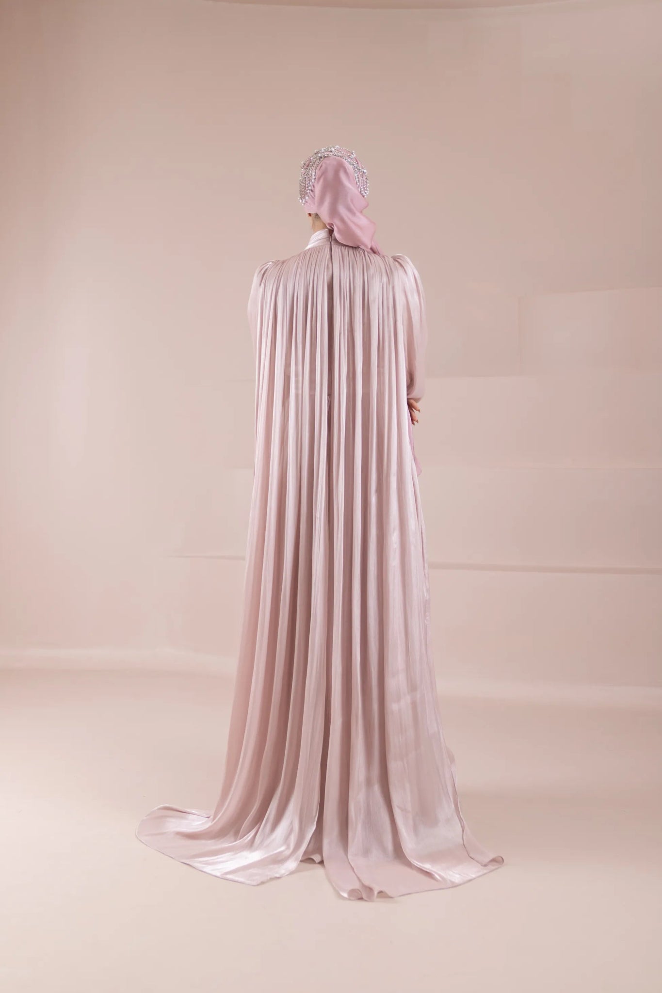 Renna Tesettür Abiye - FioraofDress - tesettur - abiye - Pudra - 36 - hijab - evening - dress