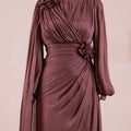 Rosavé Tesettür Abiye - FioraofDress - tesettur - abiye - bery burgundy - 38 - hijab - evening - dress