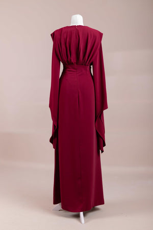 Rouge Tesettür Abiye - FioraofDress - tesettur - abiye - Bordo - 38 - hijab - evening - dress