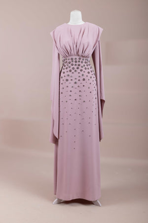 Rouge Tesettür Abiye - FioraofDress - tesettur - abiye - Pudra - 38 - hijab - evening - dress