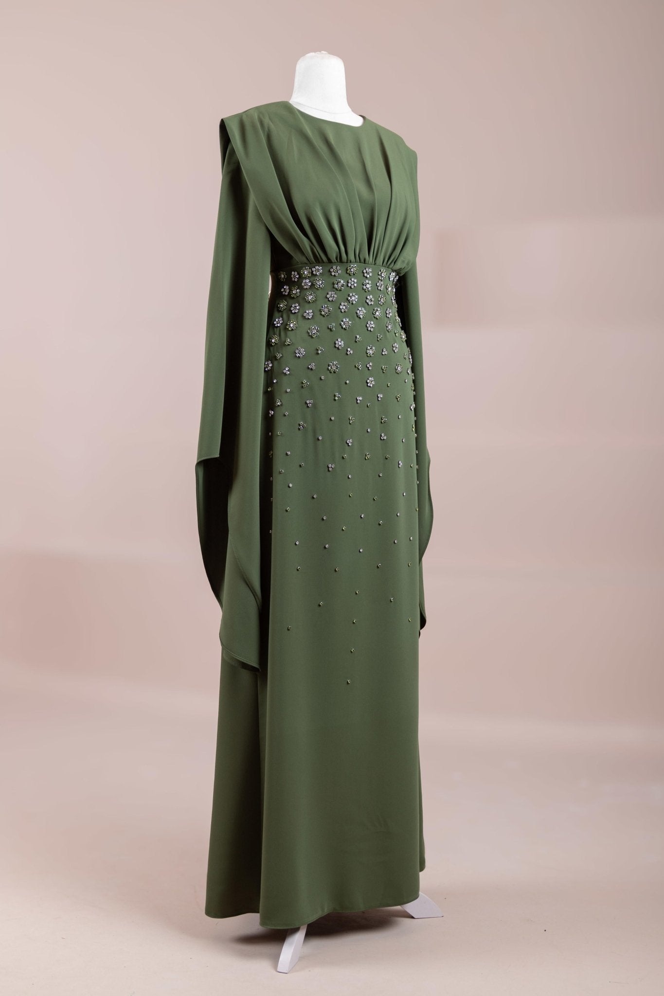 Rouge Tesettür Abiye - FioraofDress - tesettur - abiye - Yeşil - 38 - hijab - evening - dress