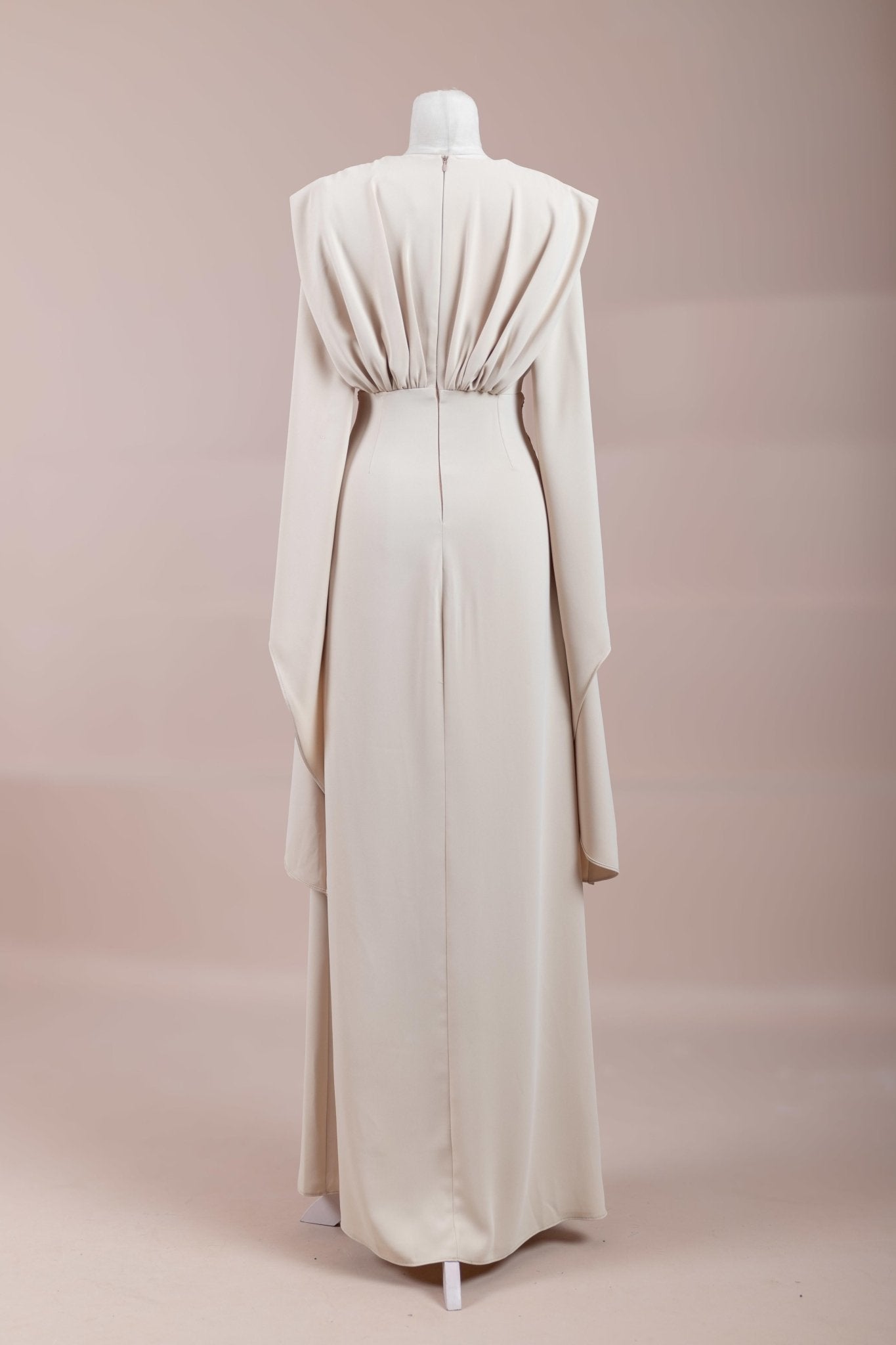 Rouge Tesettür Abiye - FioraofDress - tesettur - abiye - Krem - 38 - hijab - evening - dress