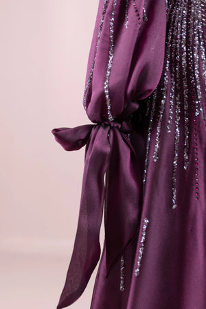 Royale Tesettür Abiye - FioraofDress - tesettur - abiye - Mürdüm - 36 - hijab - evening - dress