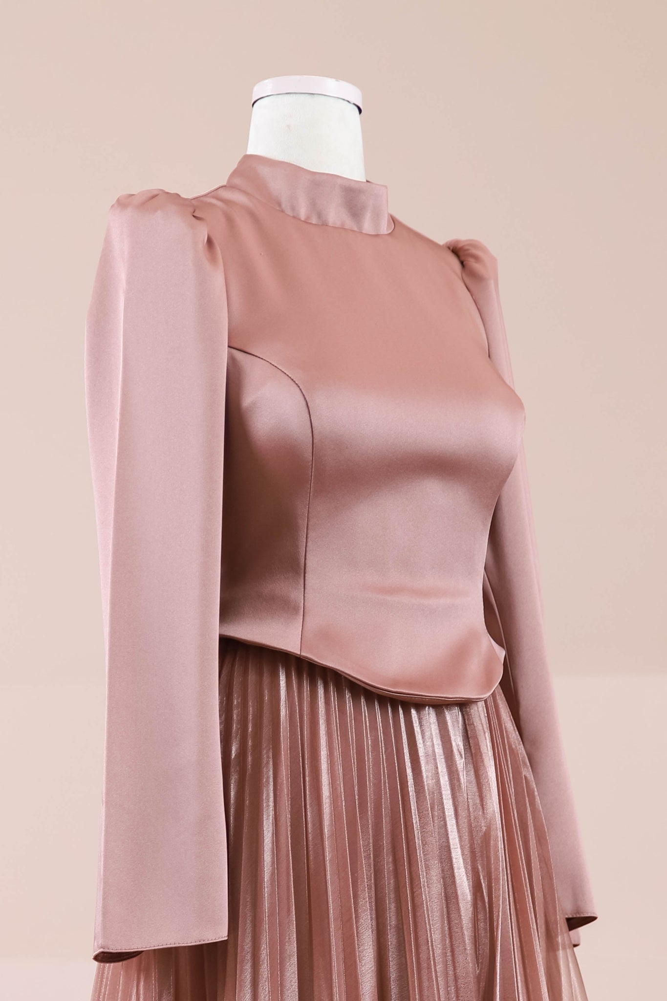 Rozya Tesettür Abiye - FioraofDress - tesettur - abiye - rose - 38 - hijab - evening - dress