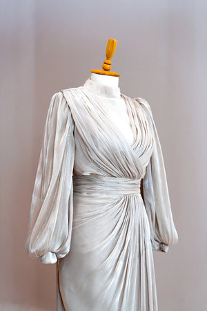 Safir Tesettür Abiye - FioraofDress - tesettur - abiye - Ekru - 38 - hijab - evening - dress