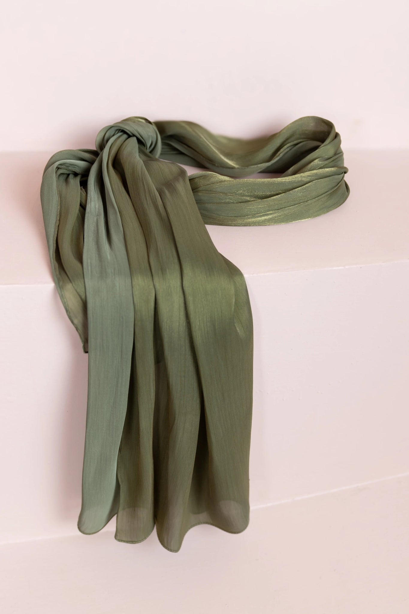 Şal Çimen Yeşili - FioraofDress - tesettur - abiye - Çimen yeşili - hijab - evening - dress