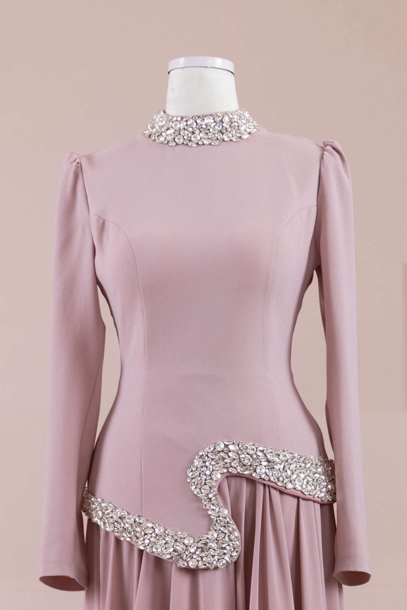 Selva Tesettür Abiye - FioraofDress - tesettur - abiye - pudraa - 38 - hijab - evening - dress