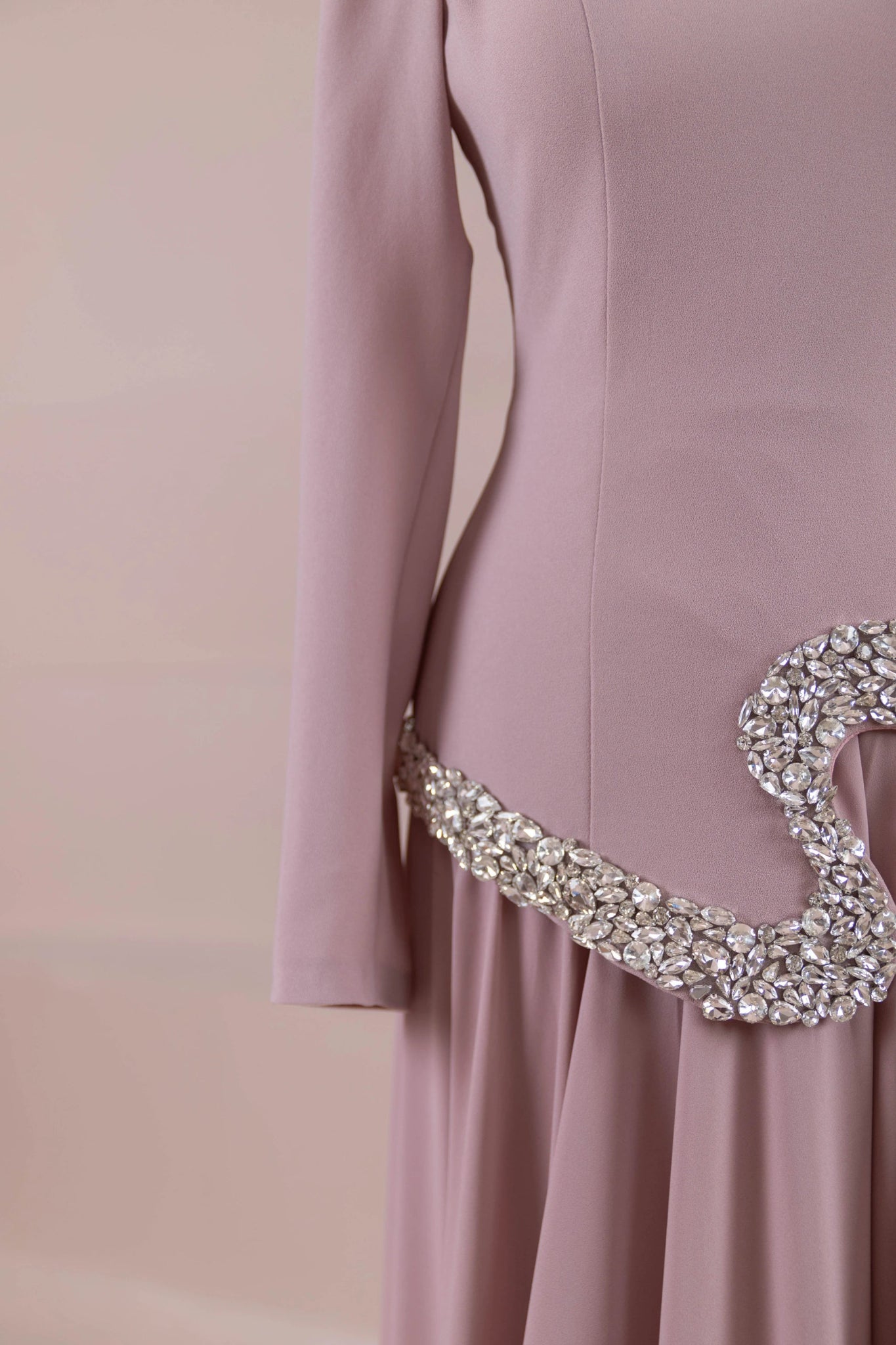 Selva Tesettür Abiye - FioraofDress - tesettur - abiye - pudraa - 38 - hijab - evening - dress