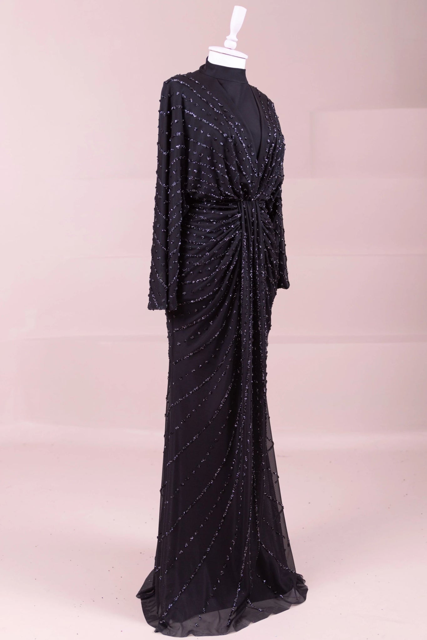 Serel Tesettür Abiye - FioraofDress - tesettur - abiye - Siyahh - 36 - hijab - evening - dress