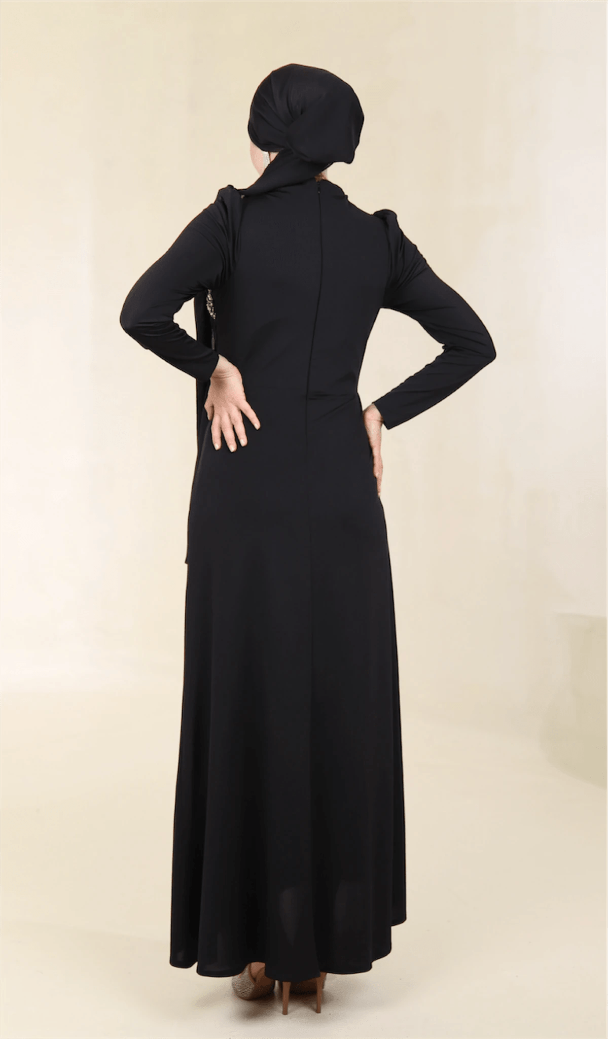 Setri Tesettür Abiye - FioraofDress - tesettur - abiye - 44 - Siyahh - hijab - evening - dress