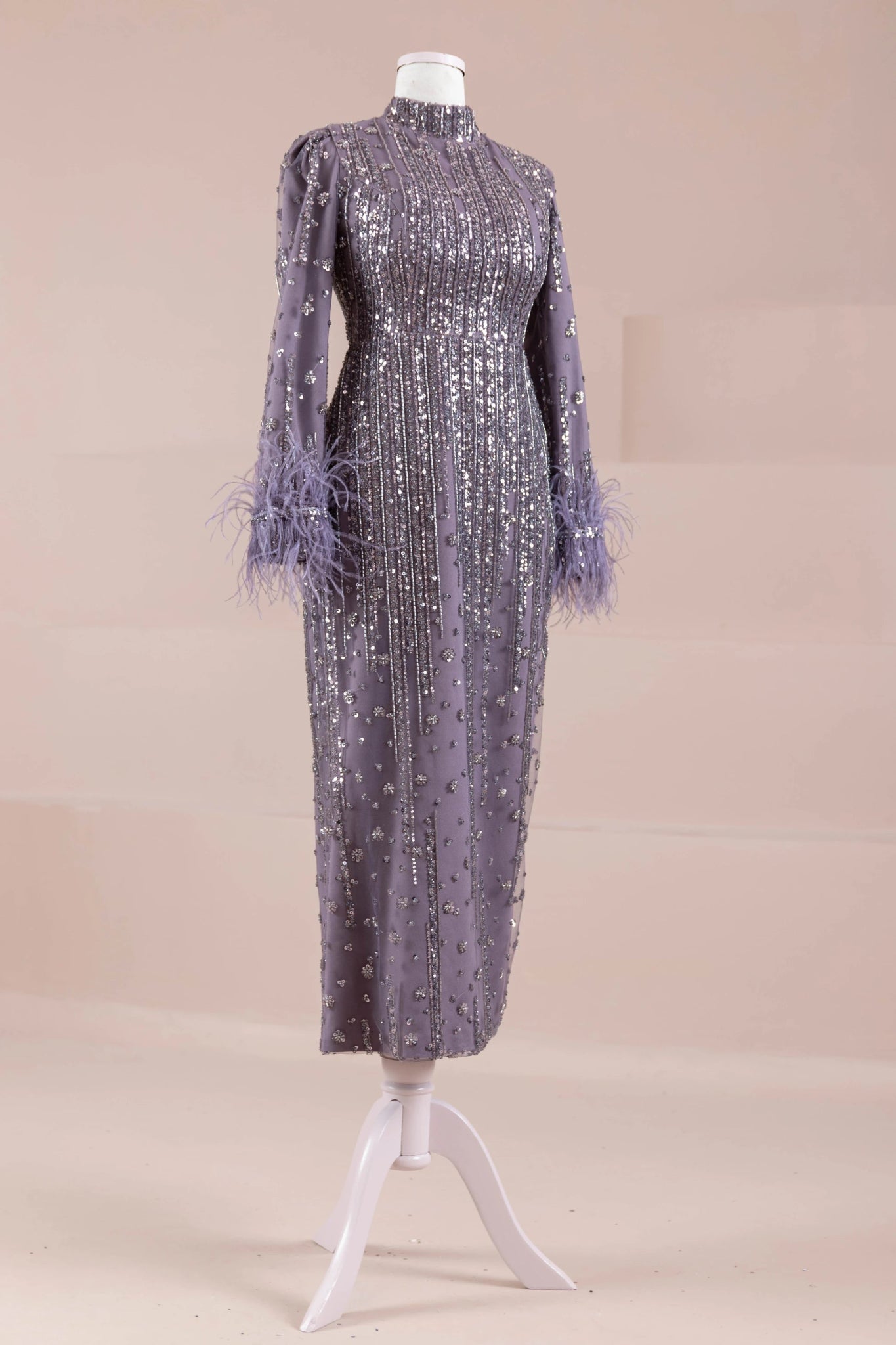 Sien Tesettür Abiye - FioraofDress - tesettur - abiye - MOR - 38 - hijab - evening - dress