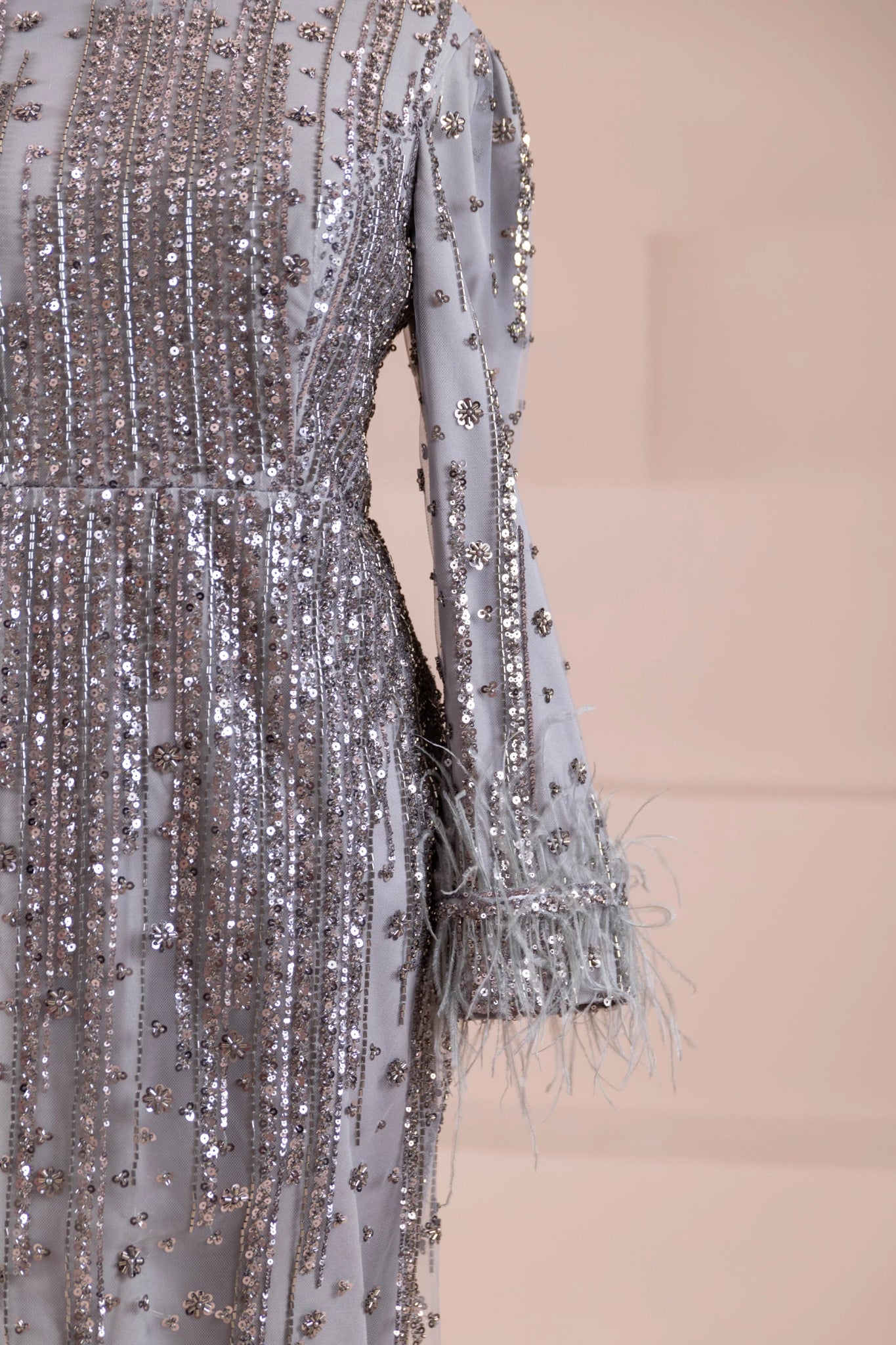 Sien Tesettür Abiye - FioraofDress - tesettur - abiye - GRİ - 38 - hijab - evening - dress