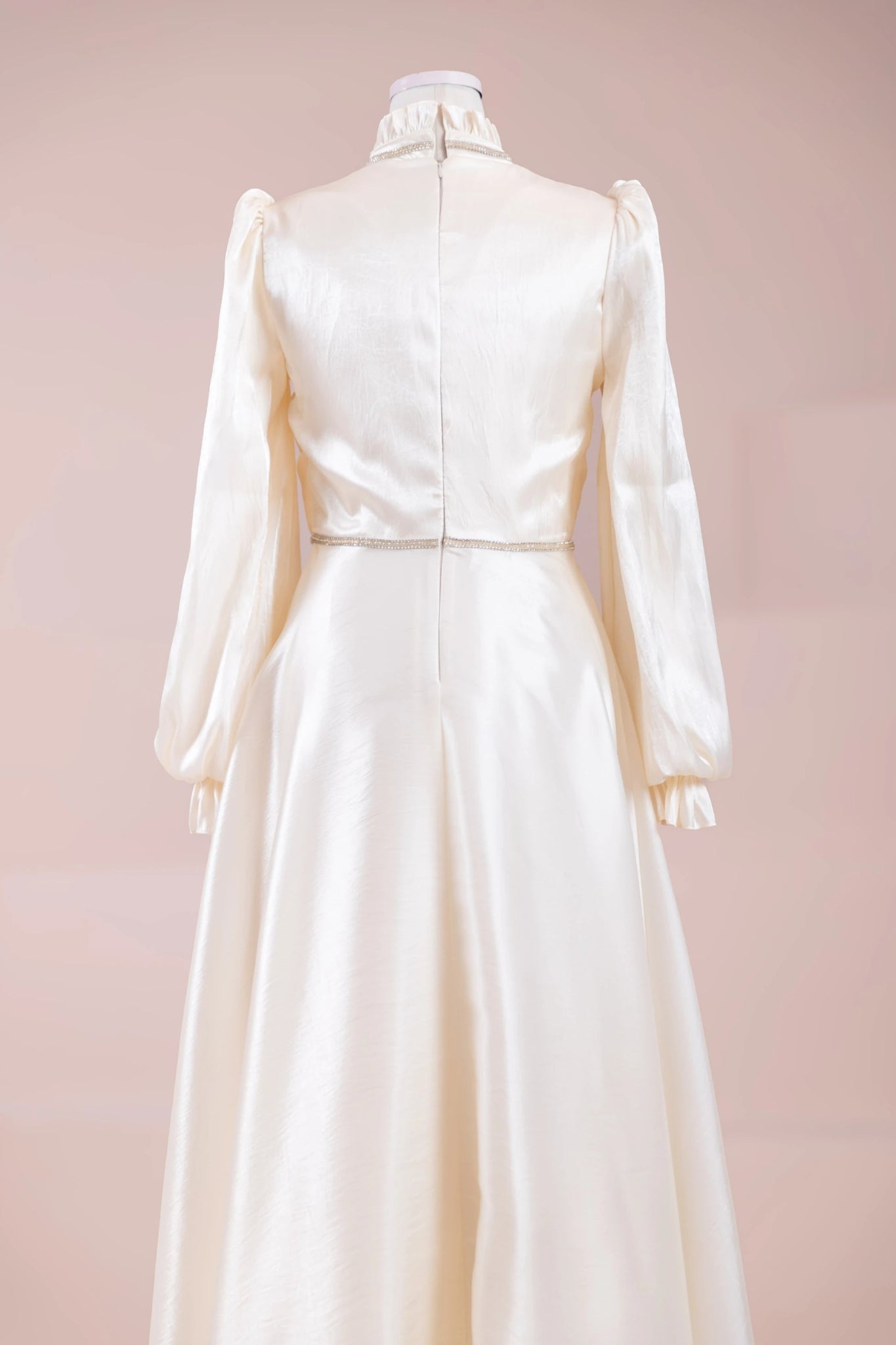 Sima Tesettür Abiye - FioraofDress - tesettur - abiye - Ekru - 38 - hijab - evening - dress