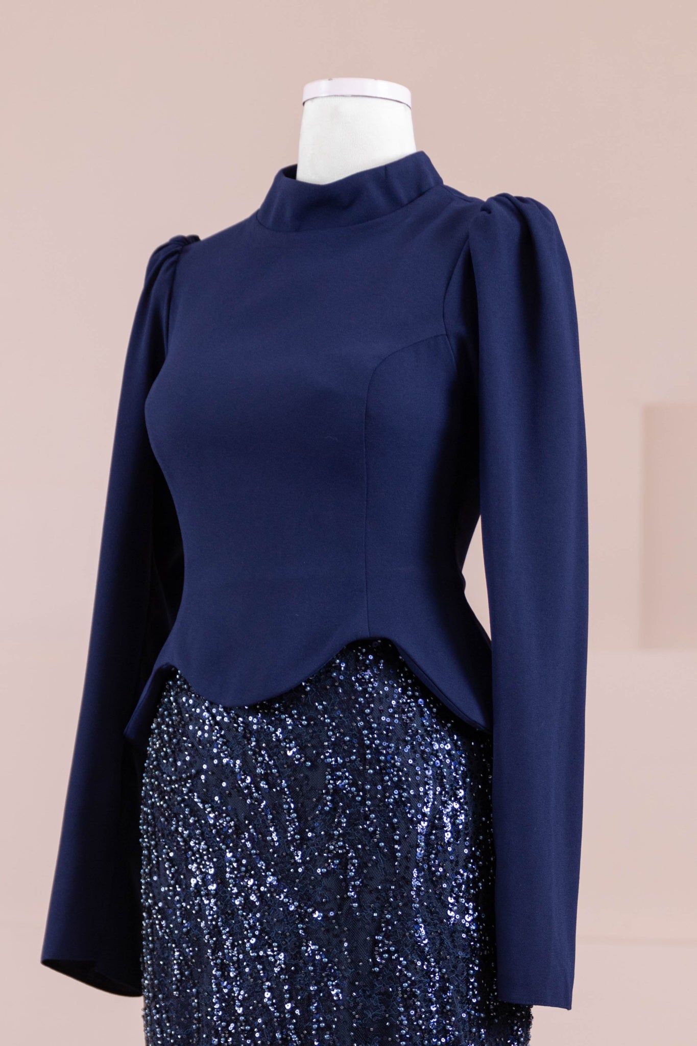 Simera Tesettür Abiye - FioraofDress - tesettur - abiye - LACİVERT - 38 - hijab - evening - dress