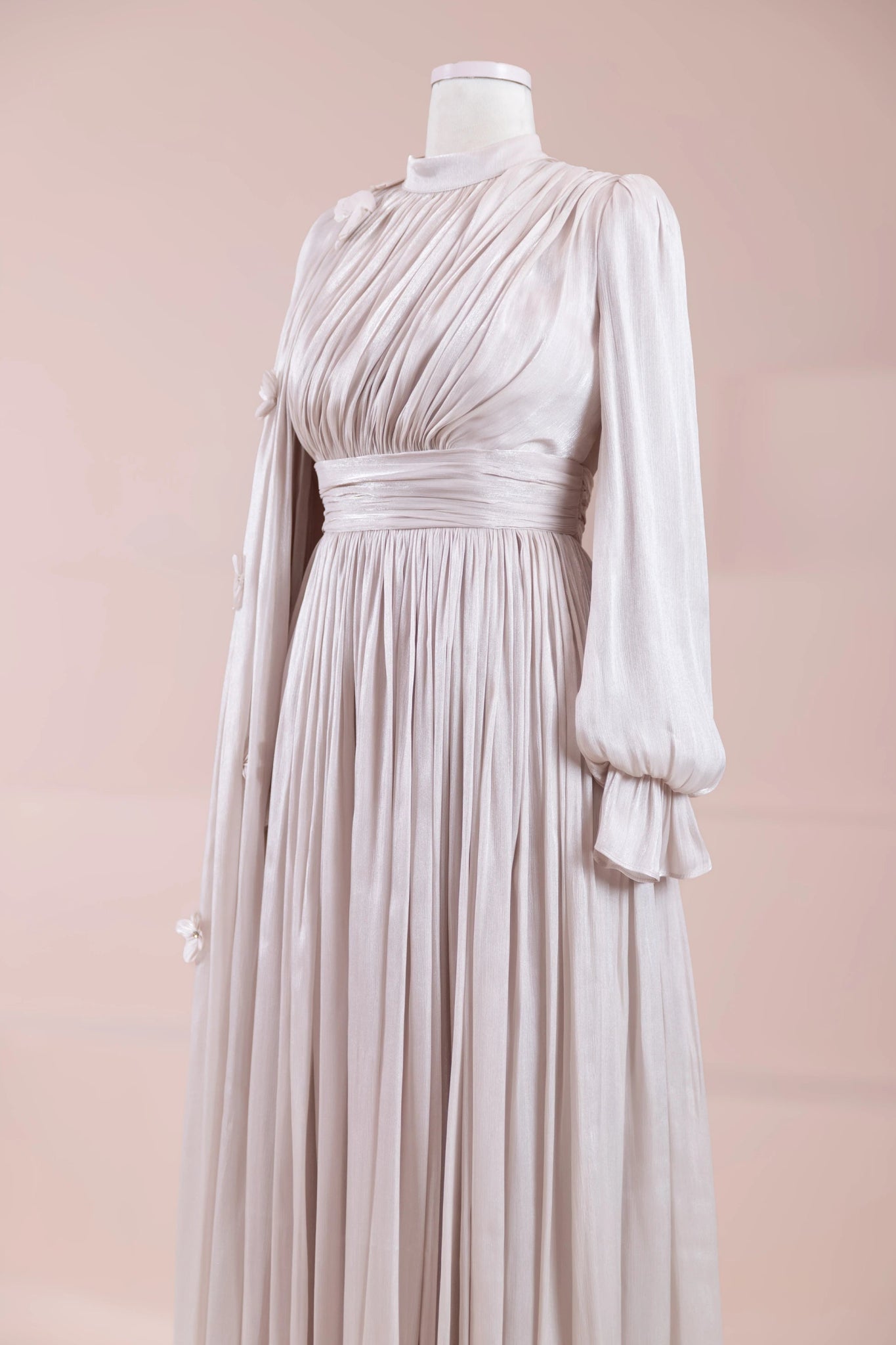 Sivra Tesettür Abiye - FioraofDress - tesettur - abiye - BEJ - 38 - hijab - evening - dress