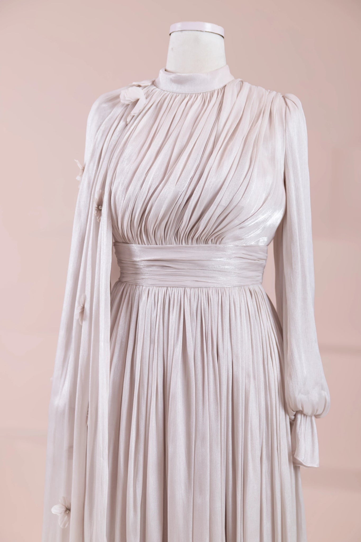 Sivra Tesettür Abiye - FioraofDress - tesettur - abiye - BEJ - 38 - hijab - evening - dress