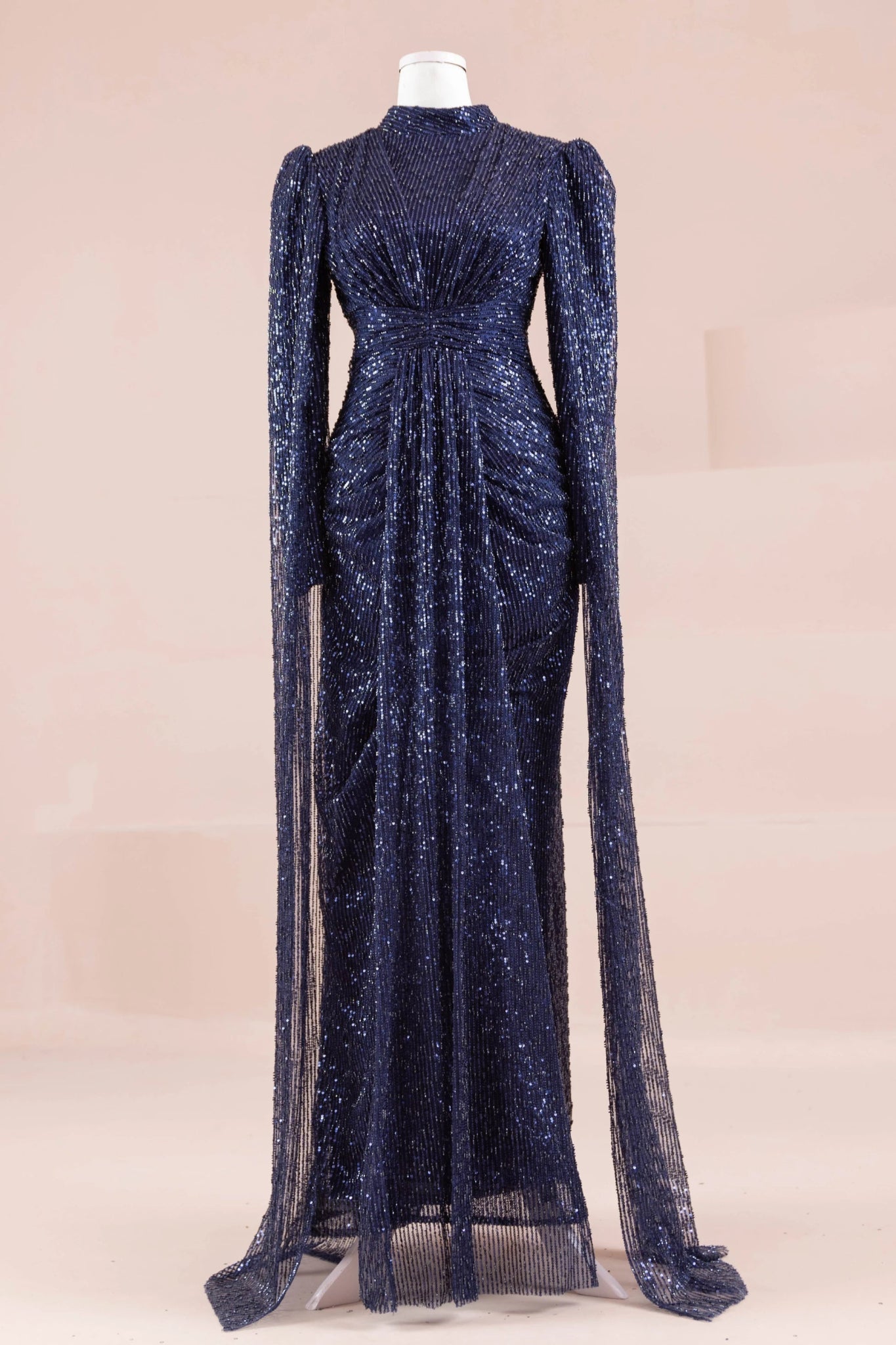 Solea Tesettür Abiye - FioraofDress - tesettur - abiye - lacivert - 38 - hijab - evening - dress