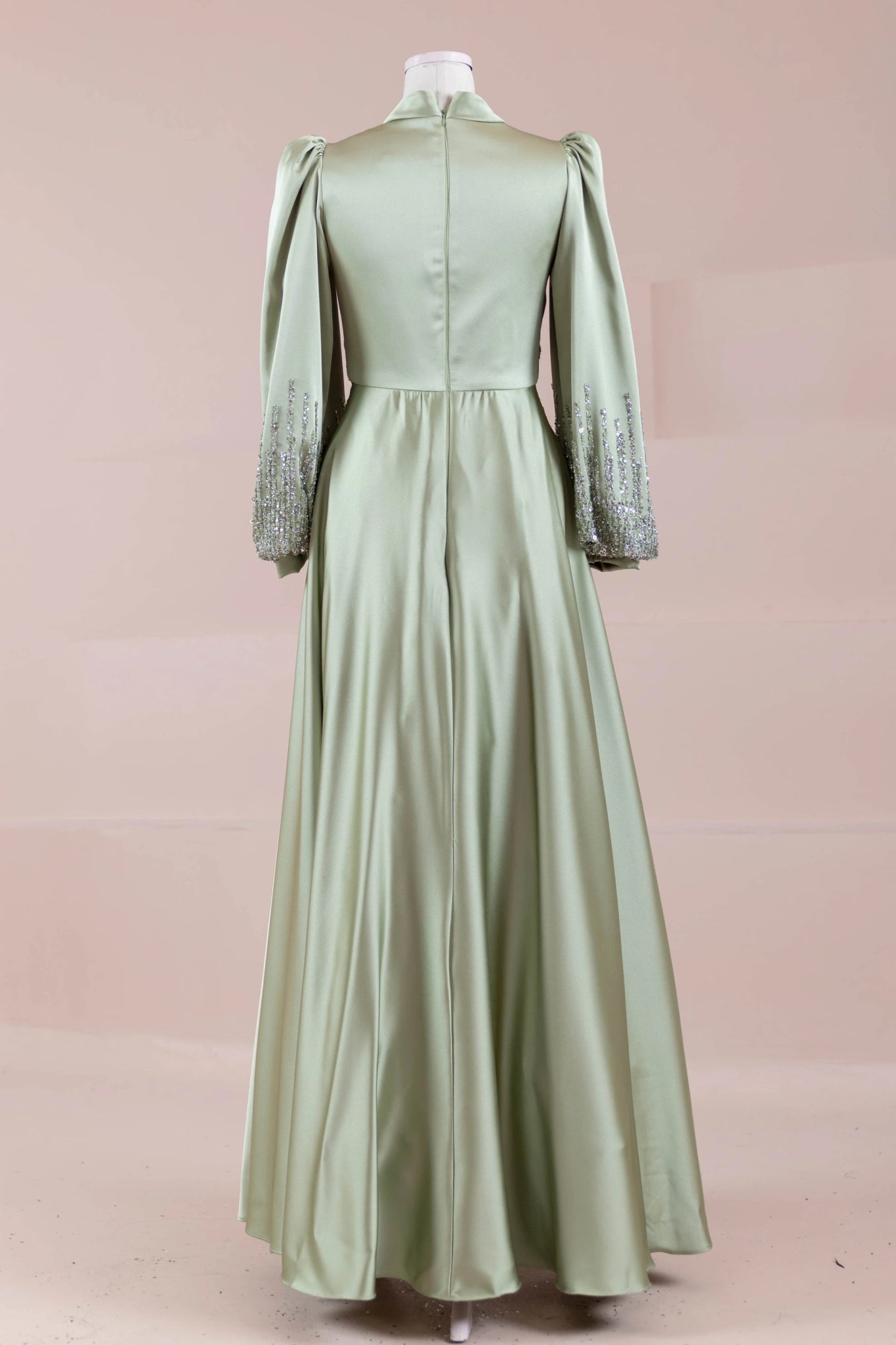 Su Abiye - FioraofDress - tesettur - abiye - 38 - mint - hijab - evening - dress