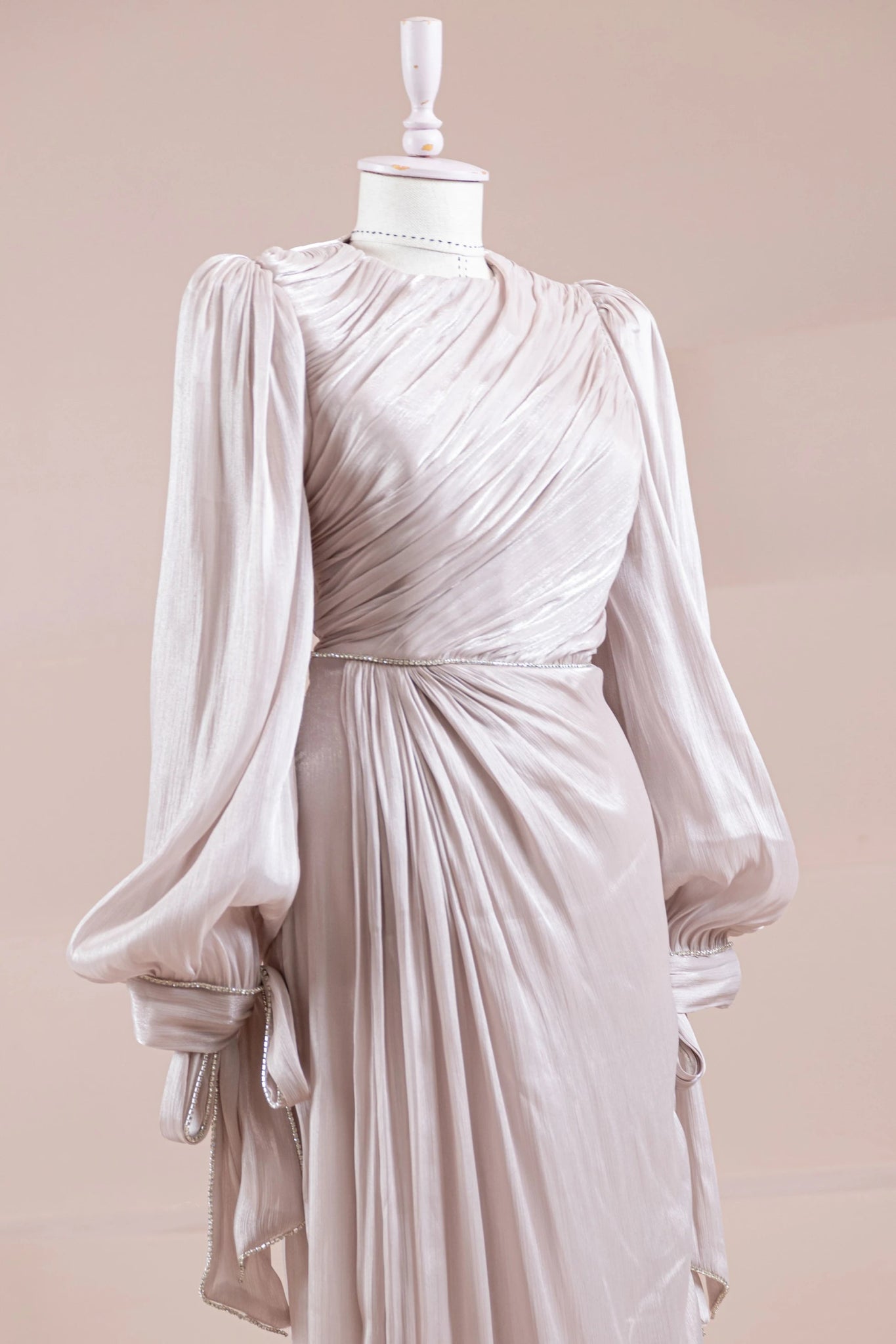 Su Yolu Tesettür Abiye - FioraofDress - tesettur - abiye - BEJ - 38 - hijab - evening - dress