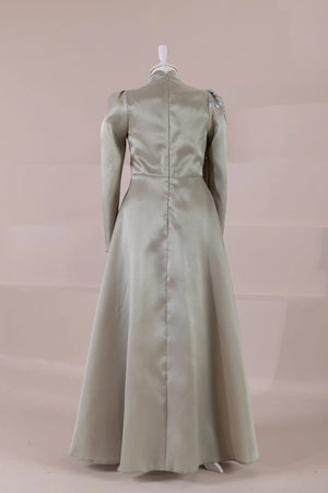 Talia Tesettür Abiye - FioraofDress - tesettur - abiye - Yağı Yeşil - 38 - hijab - evening - dress