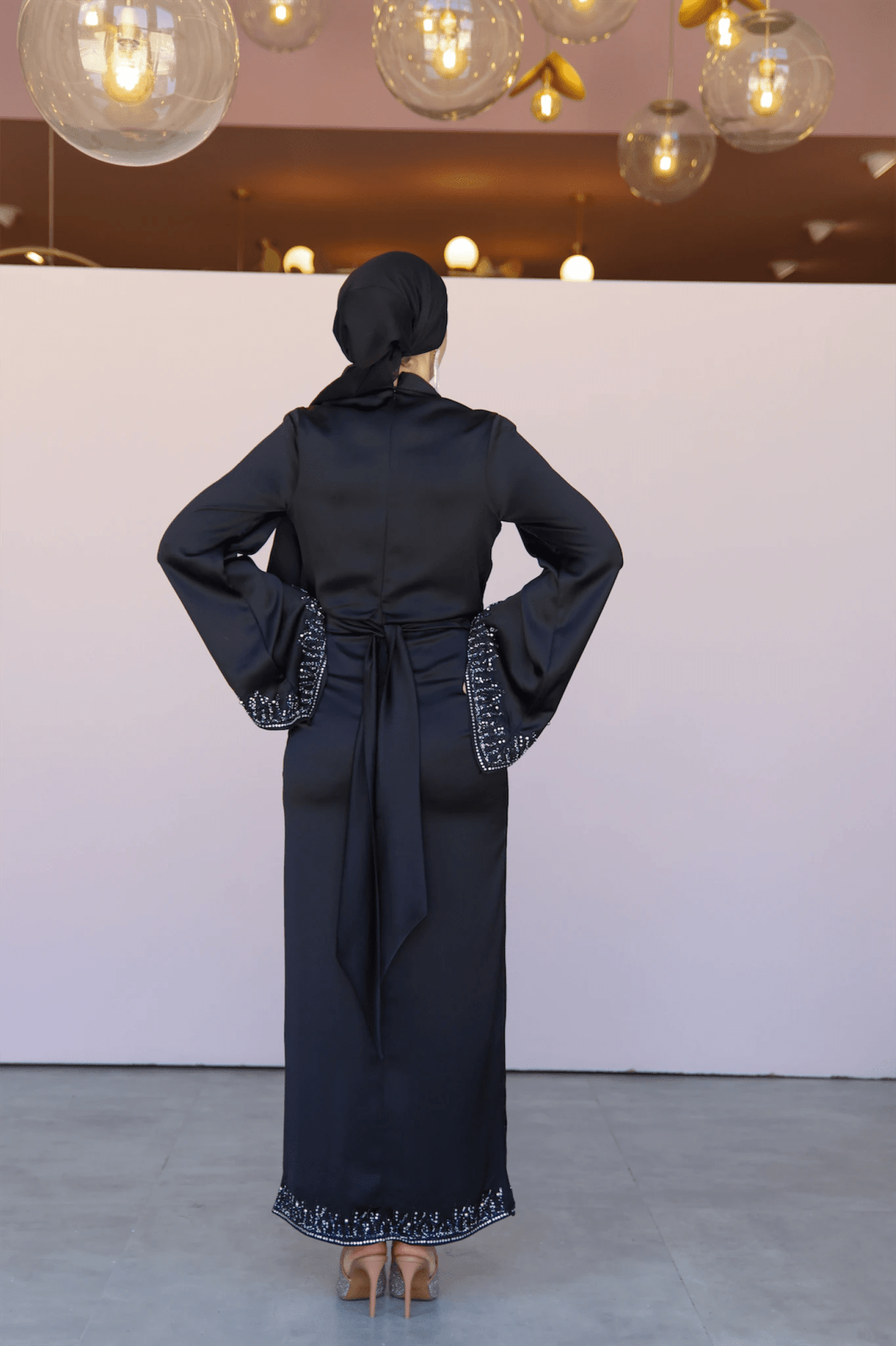 Thai Tesettür Abiye - FioraofDress - tesettur - abiye - 44 - Siyahh - hijab - evening - dress