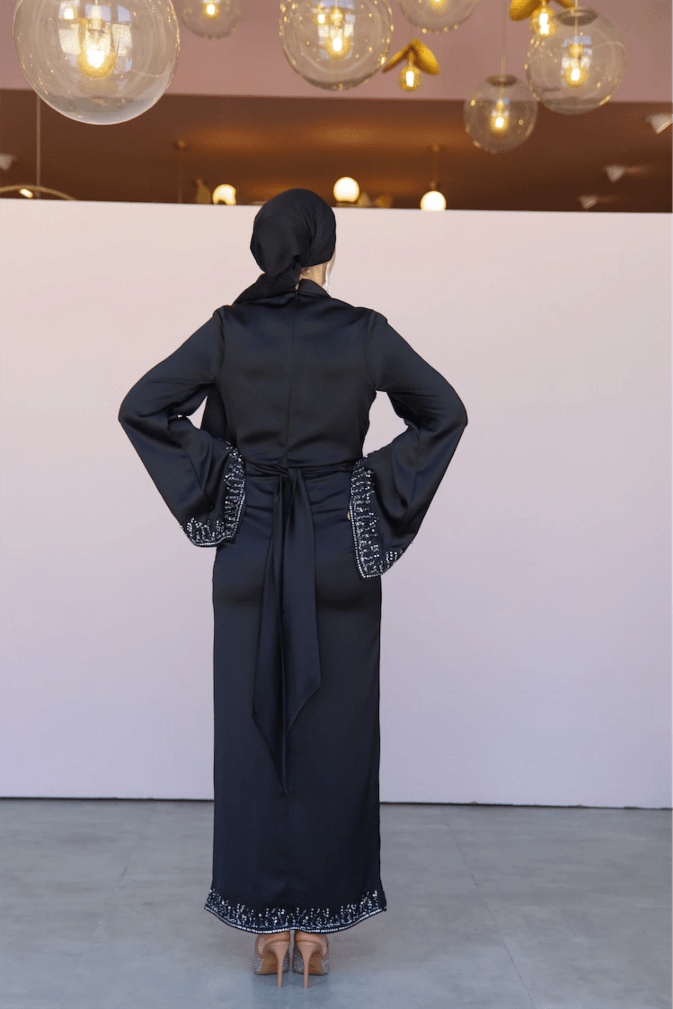 Thai Tesettür Abiye - FioraofDress - tesettur - abiye - 44 - Siyahh - hijab - evening - dress