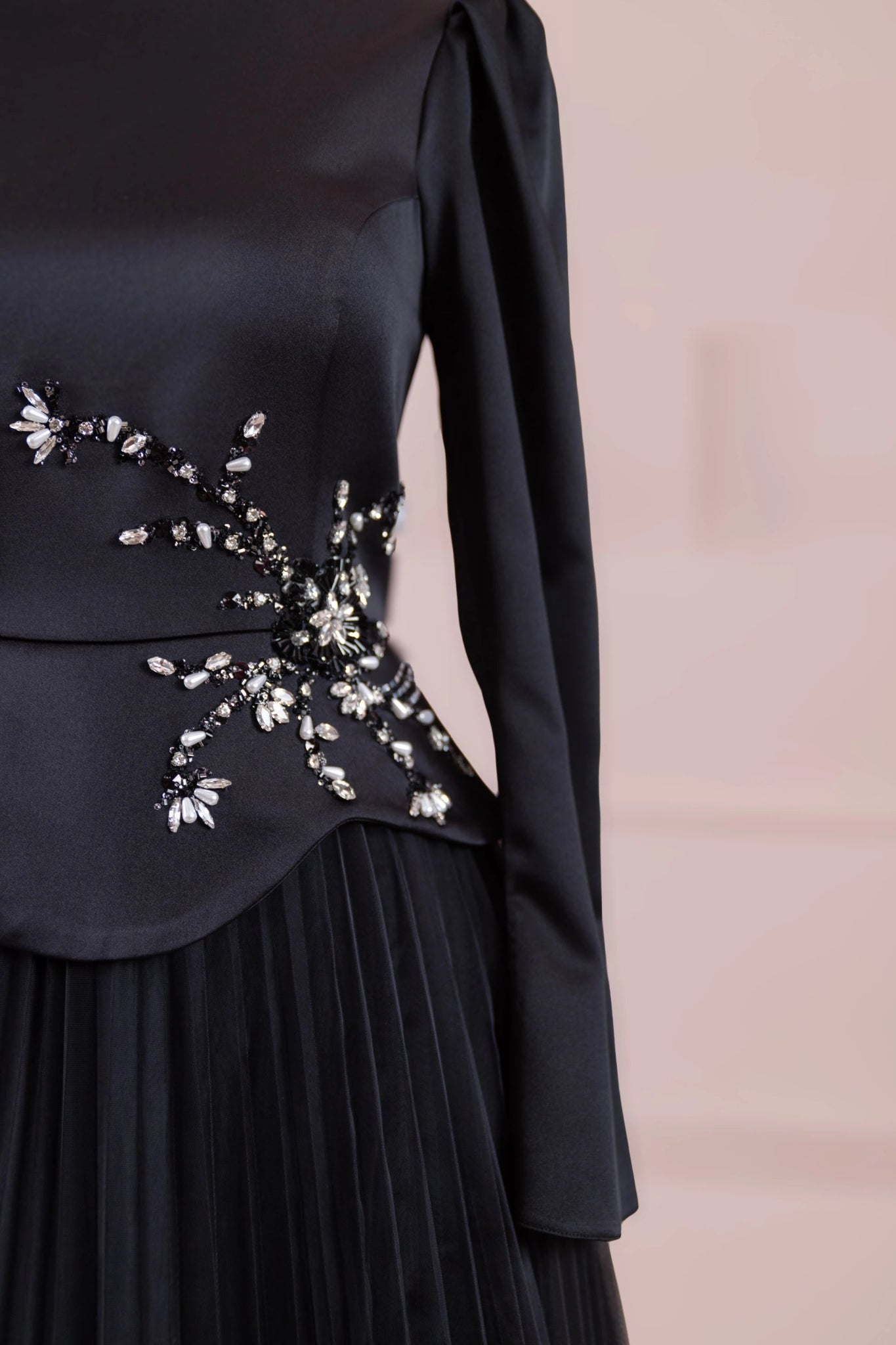 Tuéra Tesettür Abiye - FioraofDress - tesettur - abiye - Siyahh - 36 - hijab - evening - dress