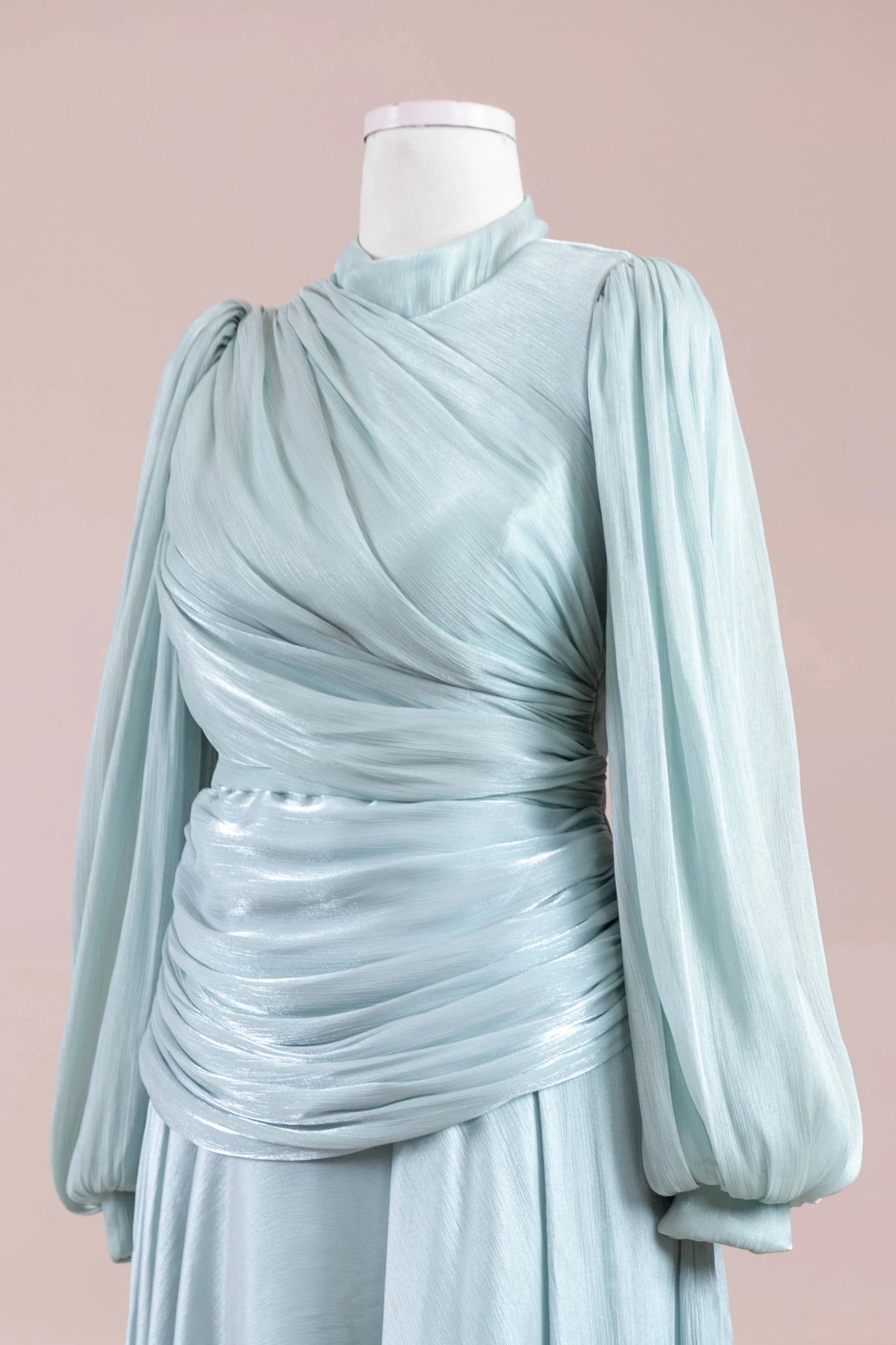 Vela Tesettür Abiye - FioraofDress - tesettur - abiye - mint yeşili - 38 - hijab - evening - dress