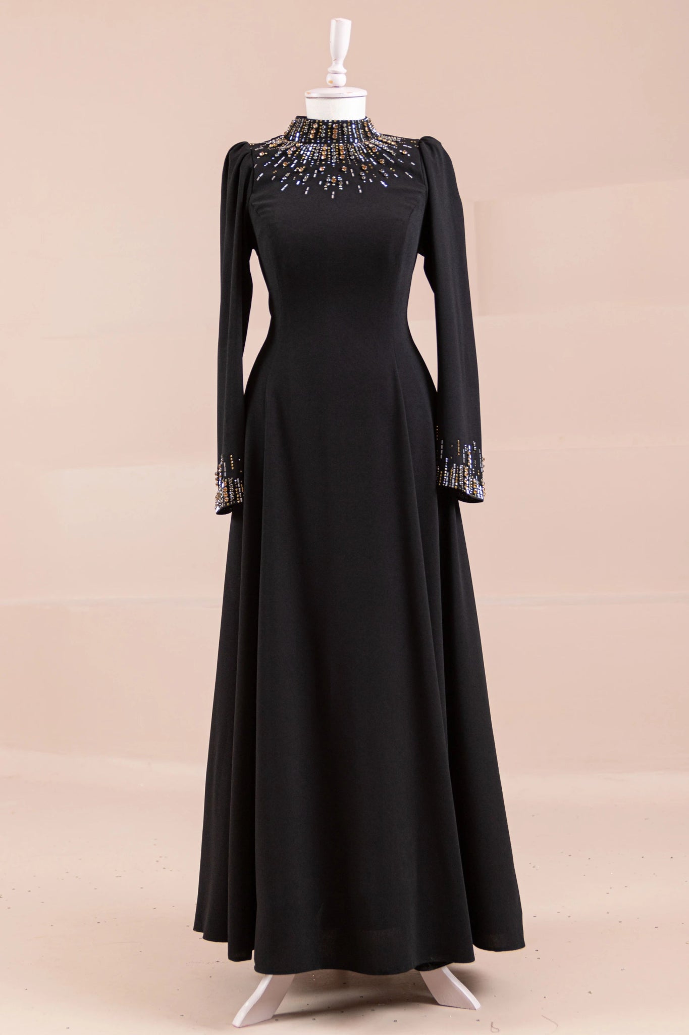 Velna Tesettür Abiye - FioraofDress - tesettur - abiye - Siyahh - 38 - hijab - evening - dress