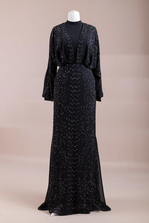 Vexana Tesettür Abiye - FioraofDress - tesettur - abiye - Siyah - 38 - hijab - evening - dress