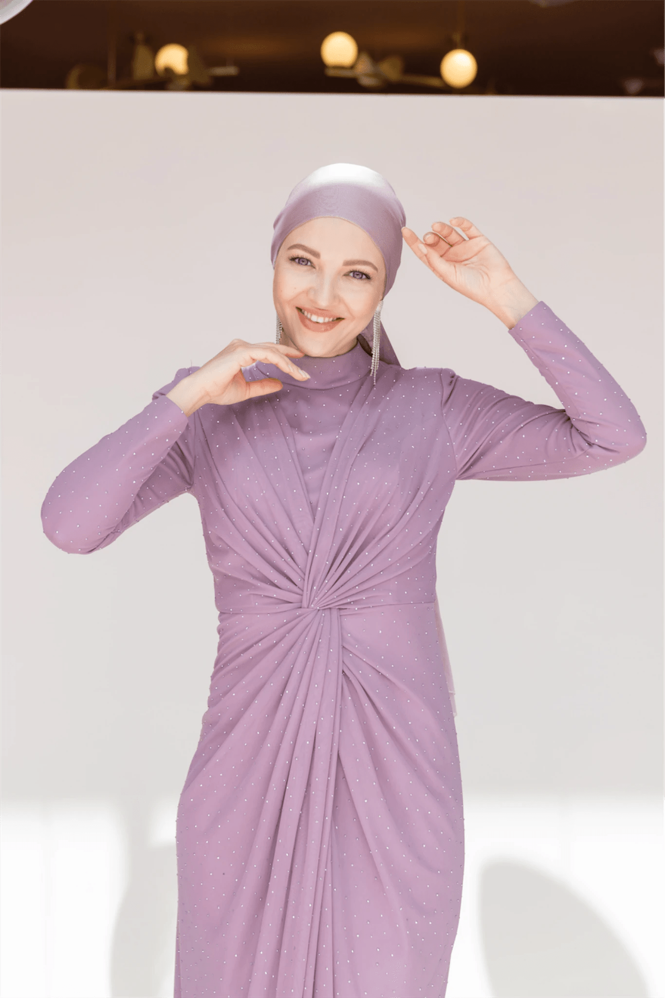 Zarif Tesettür Abiye - FioraofDress - tesettur - abiye - 44 - Pudra - hijab - evening - dress