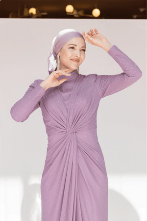 Zarif Tesettür Abiye - FioraofDress - tesettur - abiye - 44 - Pudra - hijab - evening - dress