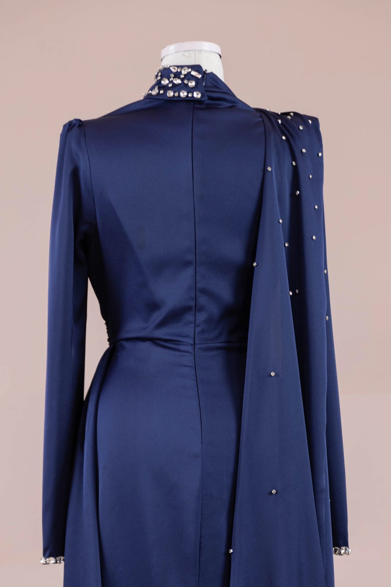 Ziri Tesettür Abiye - FioraofDress - tesettur - abiye - lacivert - 36 - hijab - evening - dress